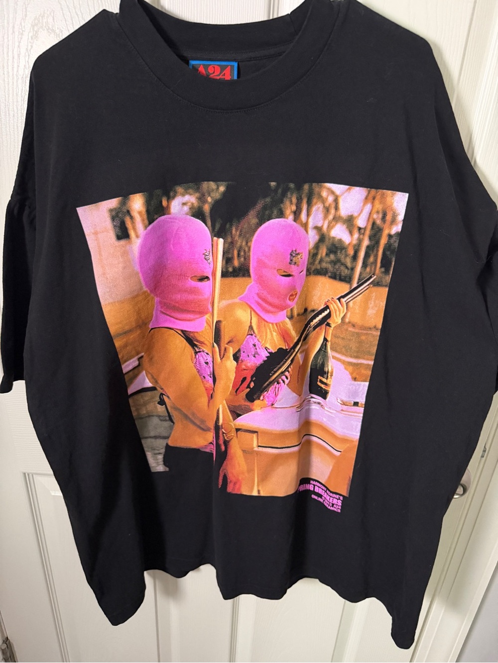 Online Ceramics x A24 Spring Breakers movie 10 year t-shirt 2xl